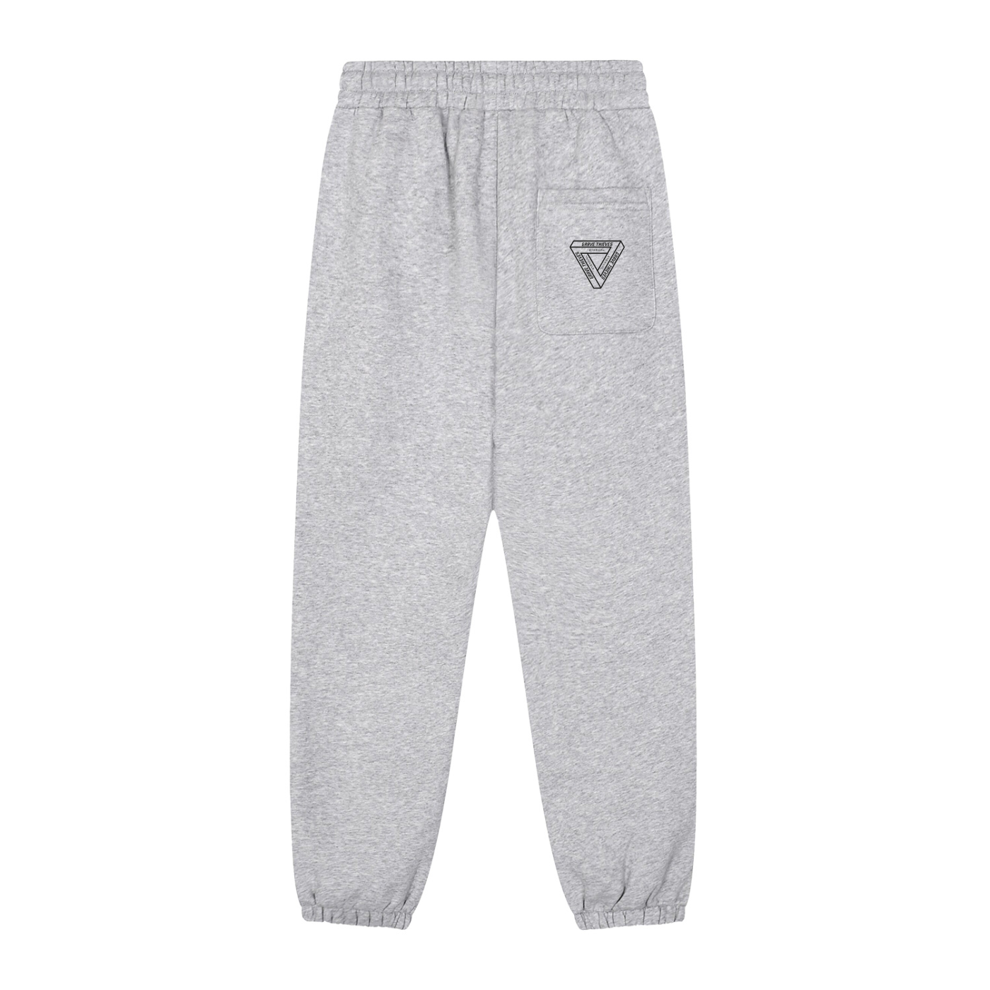 TriAxis // Contrast Tape Fleece Jogger Sweatpants - Heather